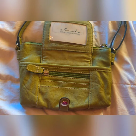 Olive Green Crossbody Bag - Picture 6 of 12
